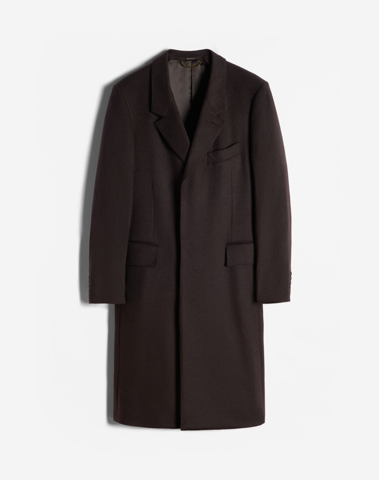 DUNHILL 탑 코트 남성 캐시미어 언스트럭쳐드 코트 f