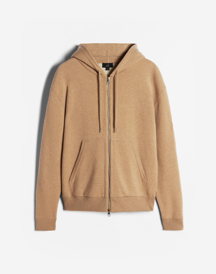 DUNHILL SWEAT-SHIRTS Man Club Cashmere Knitted Hoodie f