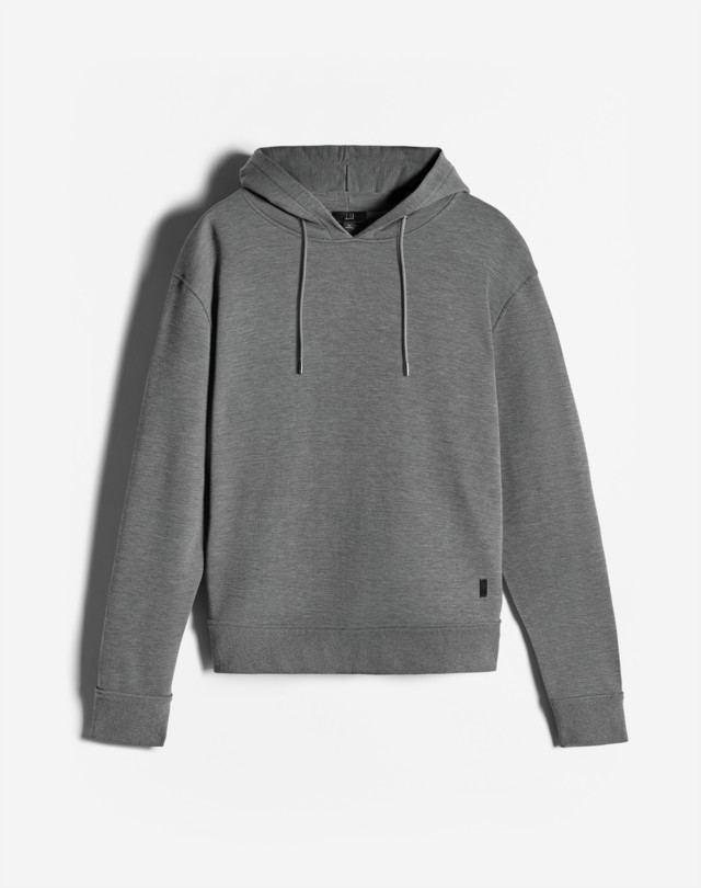 DUNHILL Cotton Silk Hoodie SWEATSHIRTS Man f
