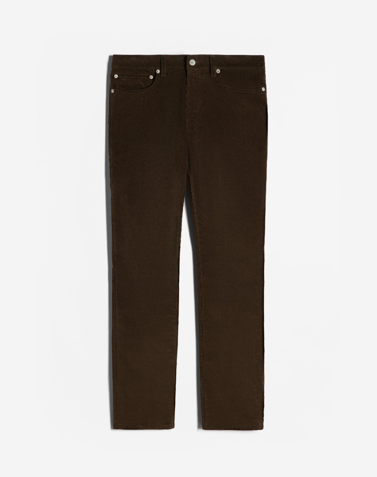 DUNHILL CHINOS Man Cotton Cashmere Corduroy 5 Pocket Trousers f