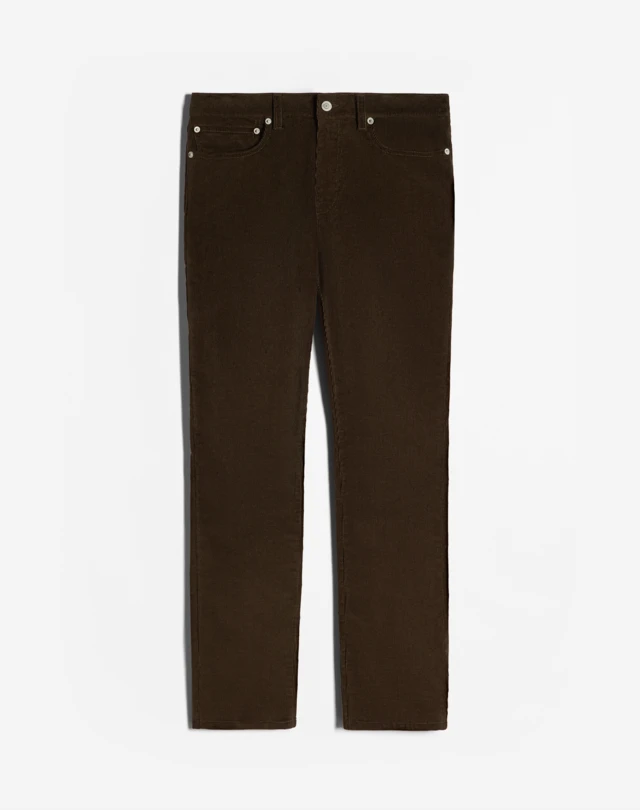 DUNHILL Cotton Cashmere Corduroy 5 Pocket Trousers CHINOS Man f