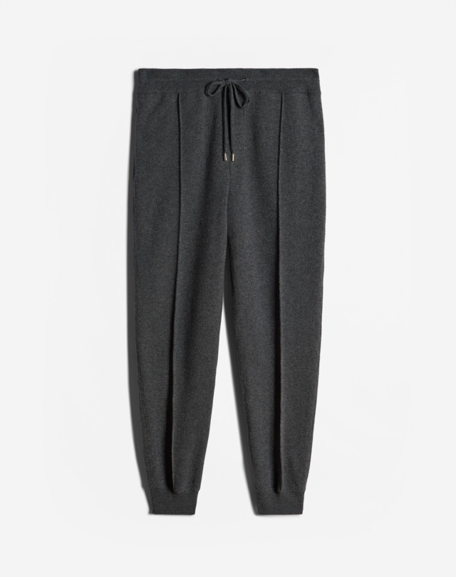 Men's Charcoal Club Cashmere Knitted Sweatpants | dunhill ME Online Store