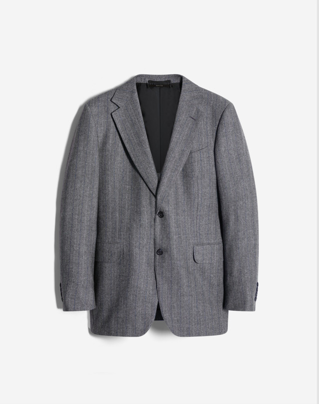 DUNHILL Wool Cashmere Herringbone Belgravia Jacket BLAZER Man f