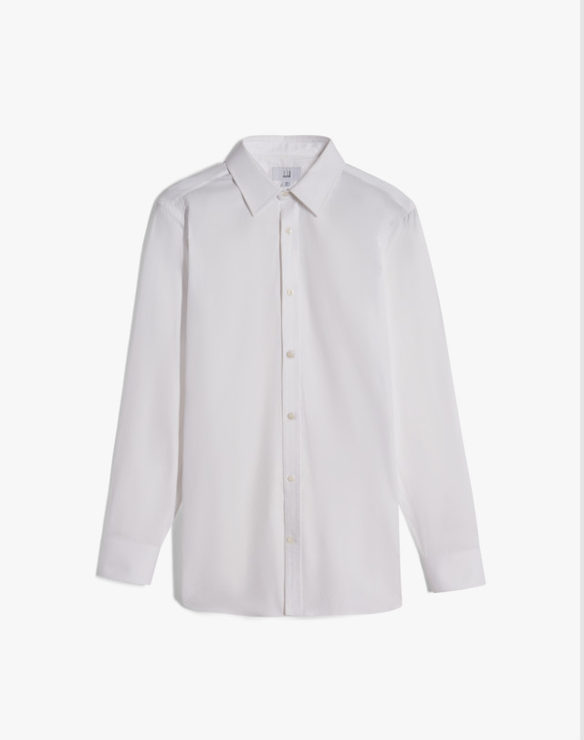 DUNHILL Giza Cotton Point Collar Formal Shirt FORMAL SHIRTS Man f