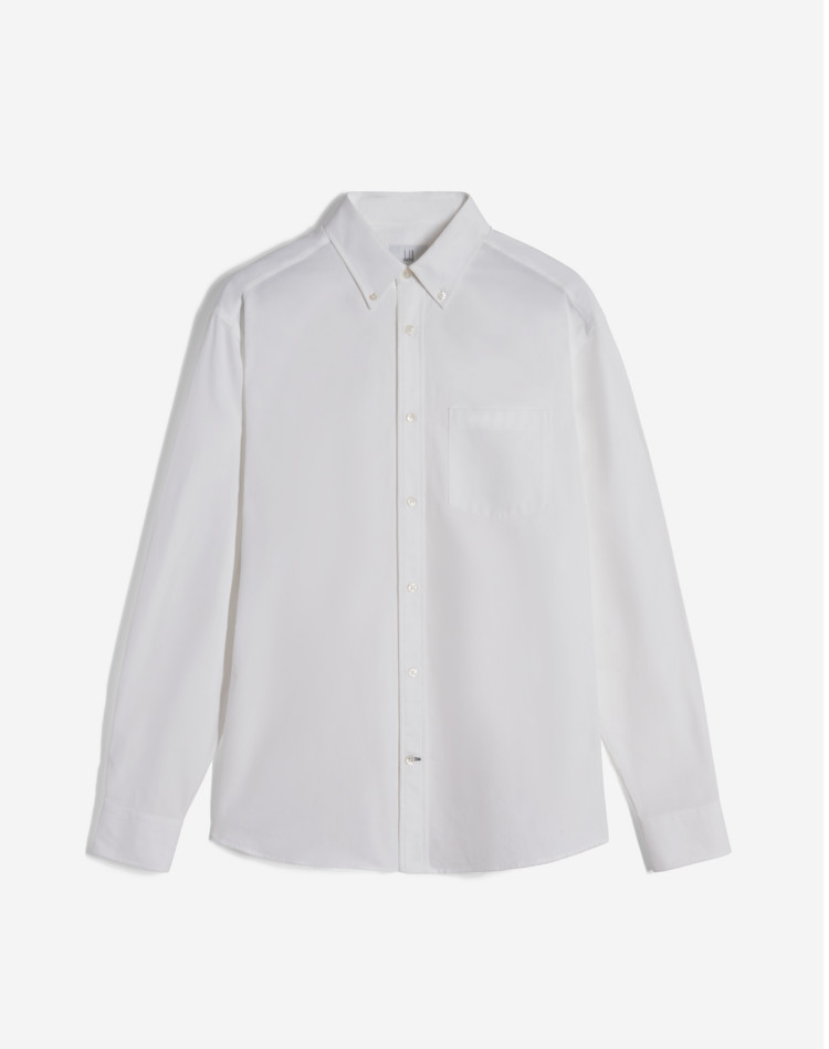 DUNHILL LONG SLEEVE CASUAL SHIRTS Man Cotton Button Down Shirt
 f