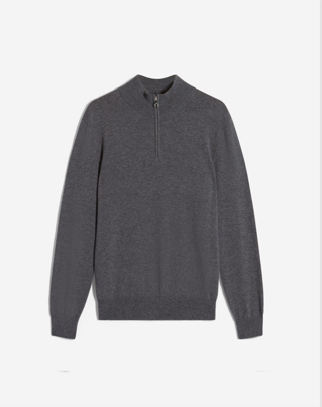 DUNHILL 12gg Cashmere 1/4 Zip Jumper JUMPERS Man f