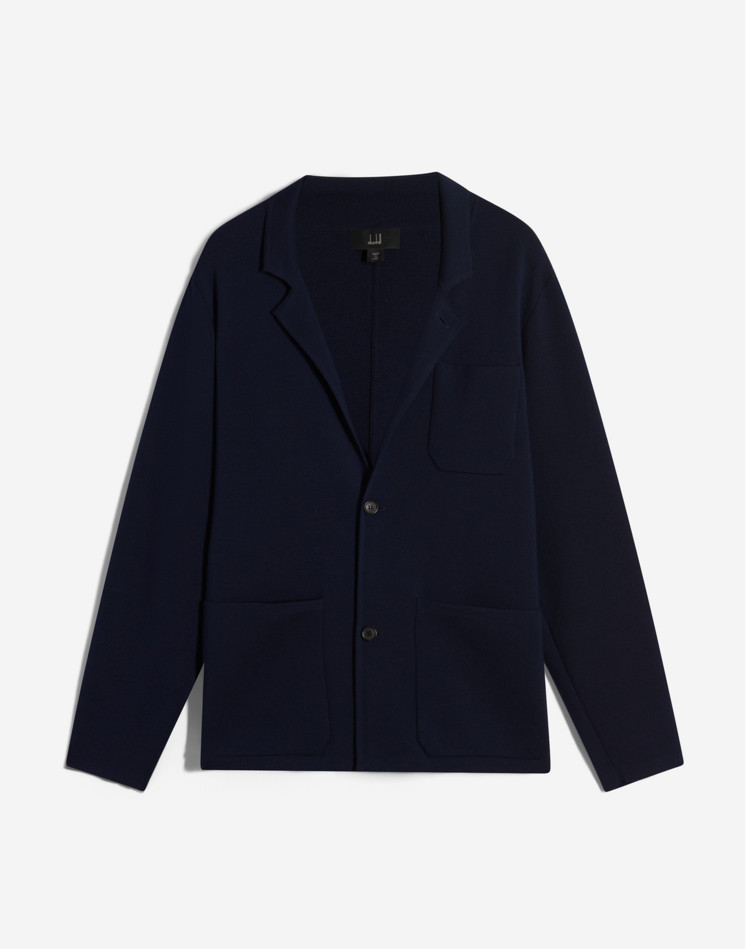 DUNHILL BLAZER Man Merino Knitted Blazer f