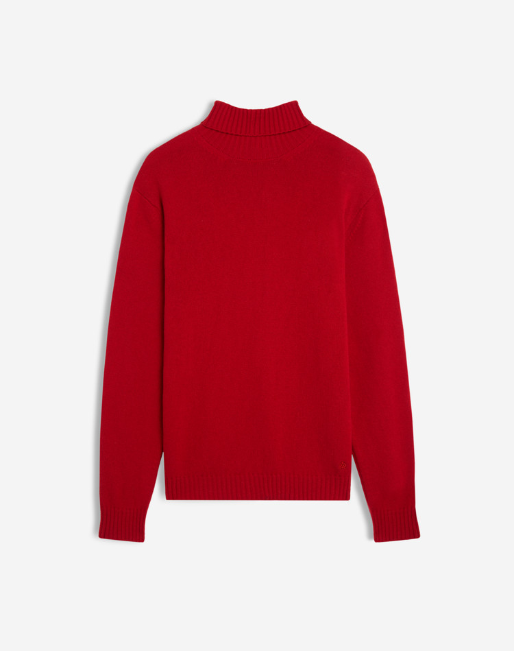 RED V-NECK CASHMERE DUNHILL MEN'S S/M