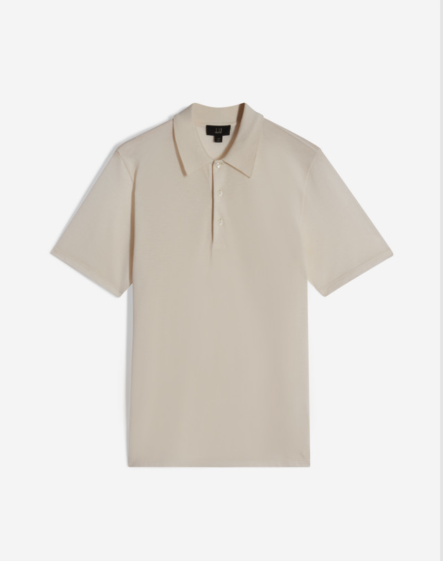 DUNHILL Cotton Cashmere Short Sleeve Polo POLOS Man f