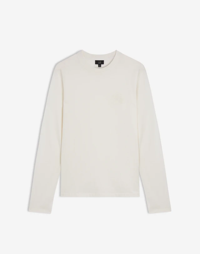 DUNHILL Cotton Cashmere Long Sleeve T-Shirt T-SHIRT Man f