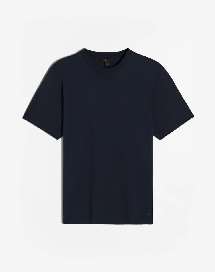 DUNHILL T-SHIRTS Man Alfred Dunhill Insignia Cotton Short Sleeve T-Shirt f