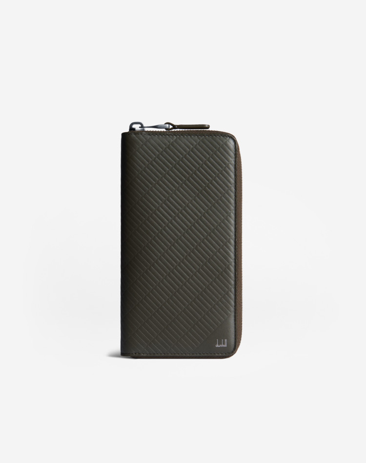 DUNHILL COAT WALLETS Man Contour Zip Coat Wallet f