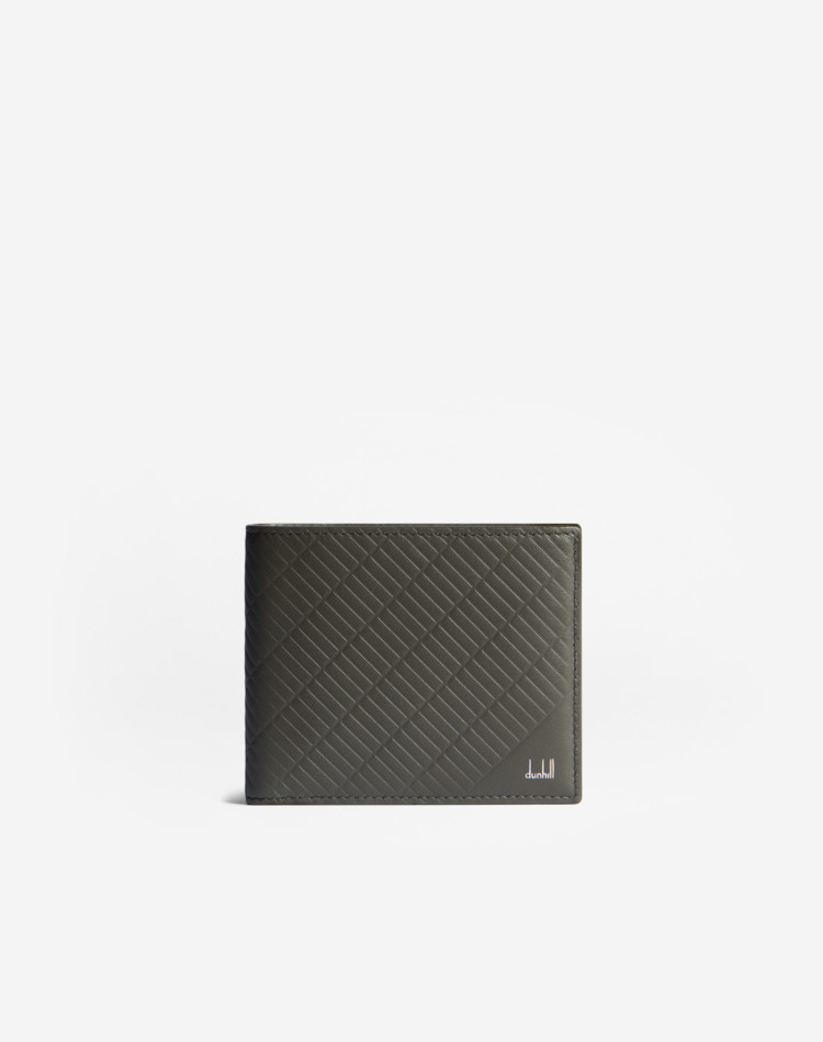DUNHILL BILLFOLDS Man Contour 4cc & Coin Purse Billfold f