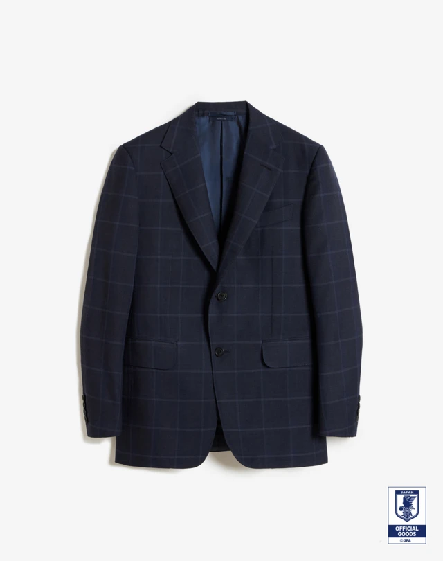 DUNHILL ウインドウペン ウール JFA ベルグレイヴィア ジャケット ブレザー メンズ f
