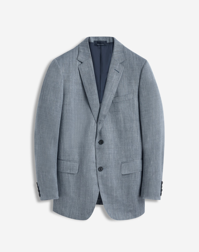 DUNHILL Wool Cashmere Herringbone Mayfair Jacket BLAZERS Man f