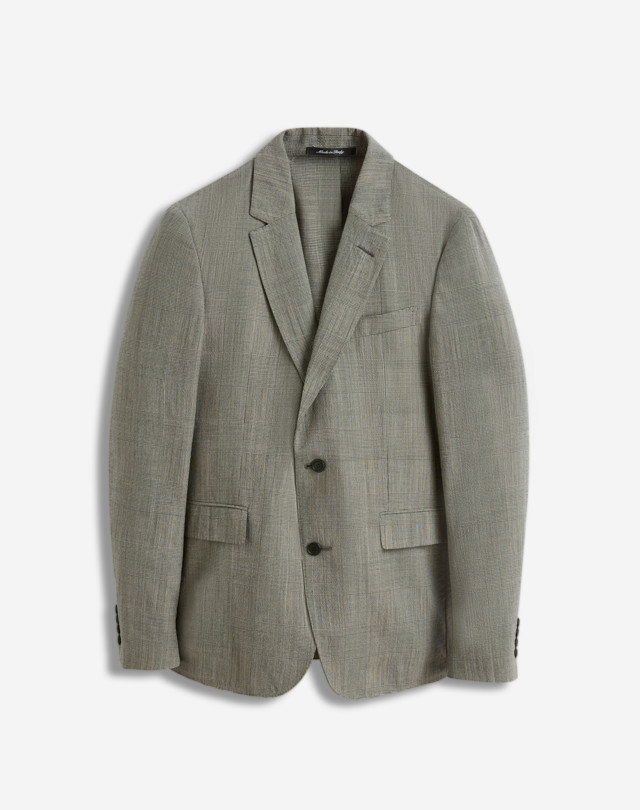 DUNHILL Seersucker Glen Check Travel Jacket BLAZER Man f