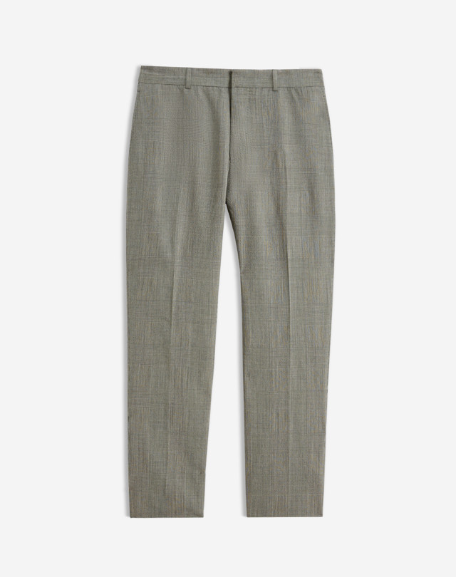 DUNHILL Seersucker Glen Check Travel Trousers FORMAL TROUSERS Man f