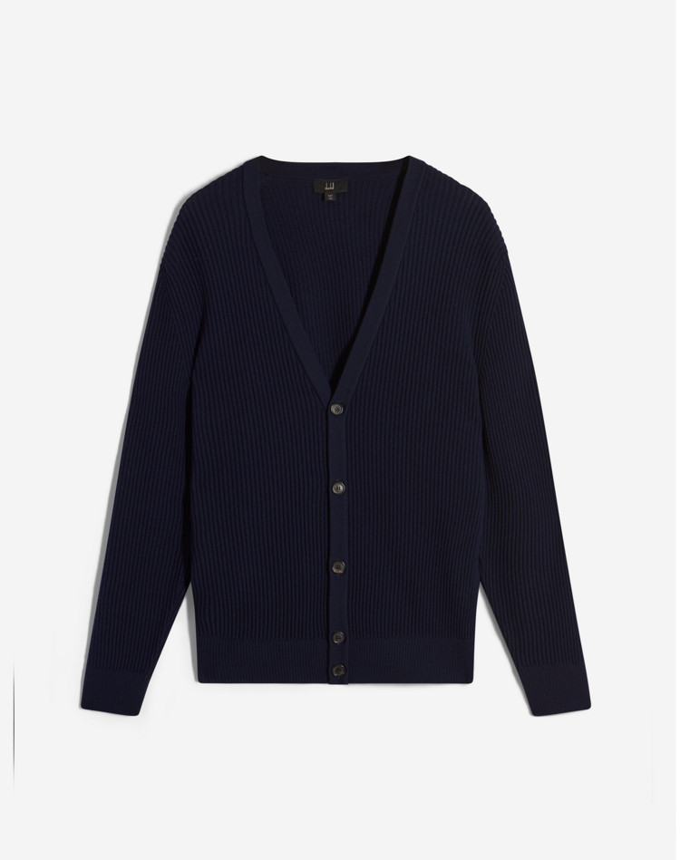 Open Knit Cardigan DUNHILL CARDIGANS Man Open Knit Cardigan f