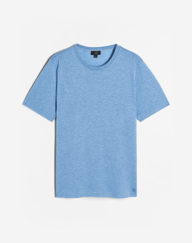 DUNHILL Cotton Cashmere Pique T-Shirt T-SHIRTS Man f