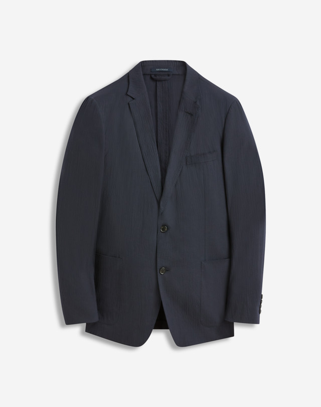 DUNHILL Seersucker Mayfair Jacket BLAZERS Man f