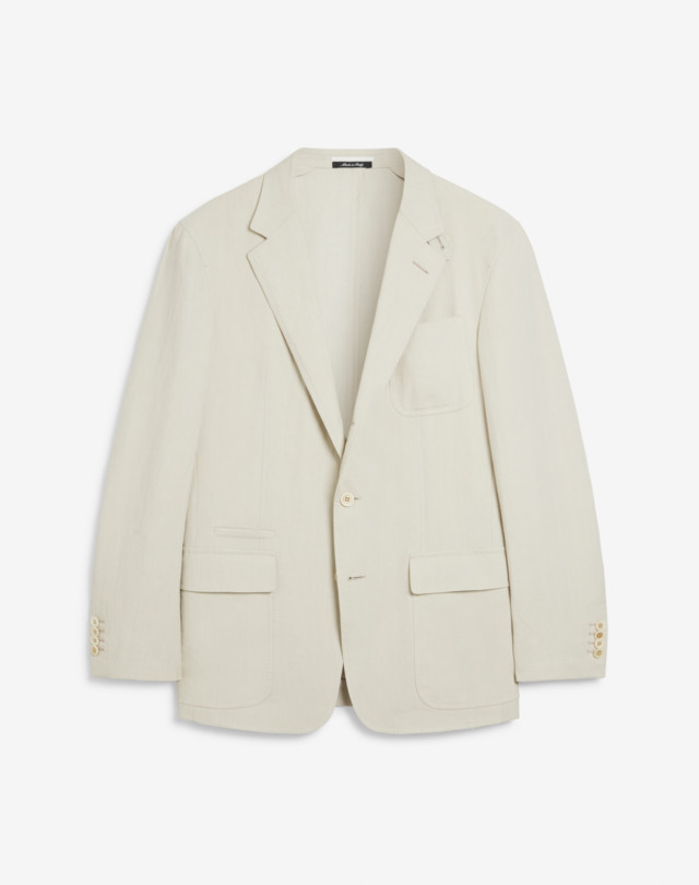 DUNHILL Giacca monopetto Cavendish in lino BLAZER Uomo f