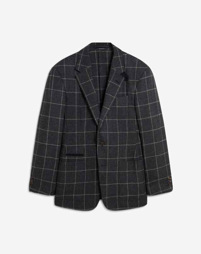 DUNHILL Check Bourdon Sports Coat BLAZER Man f