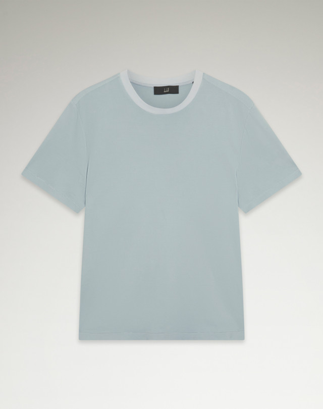 DUNHILL Interlock Cotton Short Sleeve T-Shirt T-SHIRTS Man f