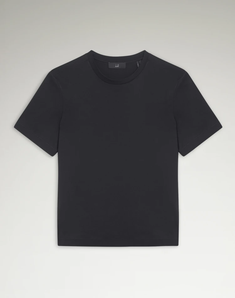 DUNHILL T-SHIRTS Man Supima Cotton Short Sleeve T-Shirt f