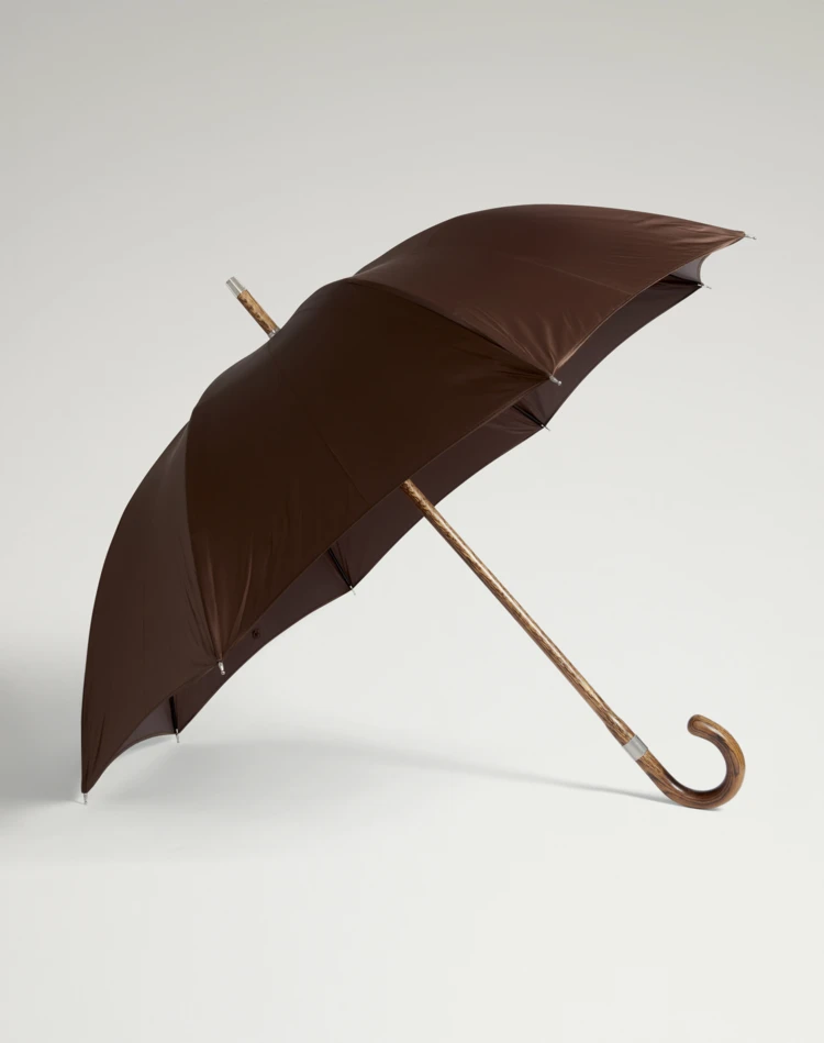 DUNHILL UMBRELLAS Man Wooden Handle Long Umbrella f