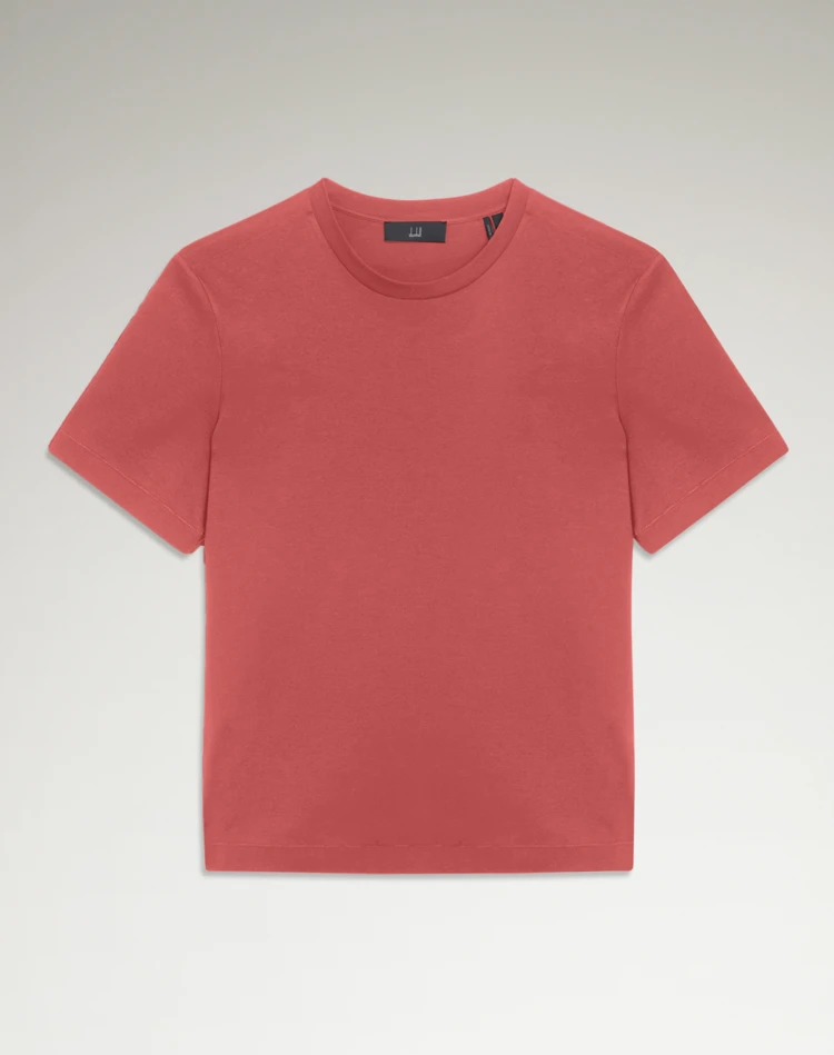 DUNHILL T-SHIRTS Man Interlock Cotton Short Sleeve T-Shirt f