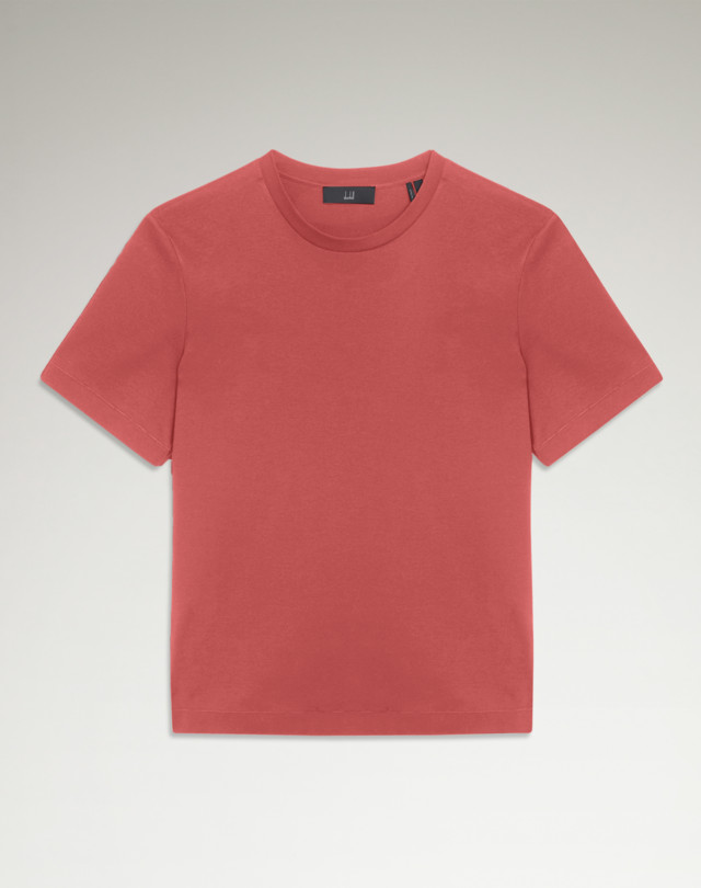 DUNHILL Interlock Cotton Short Sleeve T-Shirt T-SHIRTS Man f