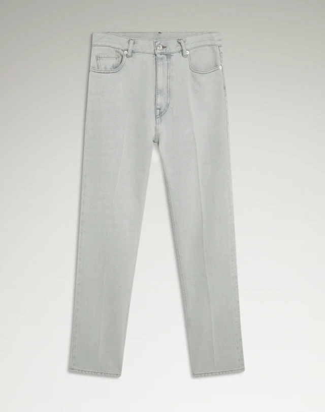 DUNHILL Cotton Silk Straight Leg 5 Pocket Jeans JEANS Man f