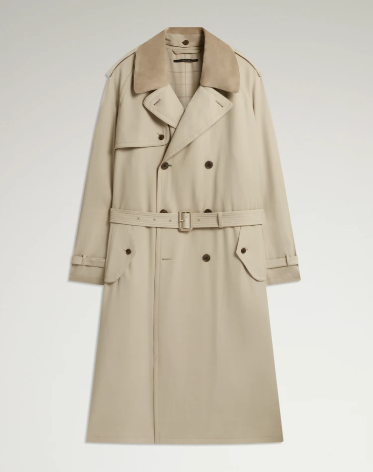 DUNHILL TRENCH COATS Man Merino Wool Trench Coat f