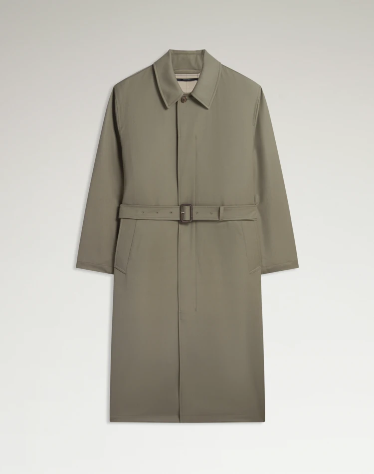 DUNHILL CAR COATS Man Wool Mohair Long Car Coat f