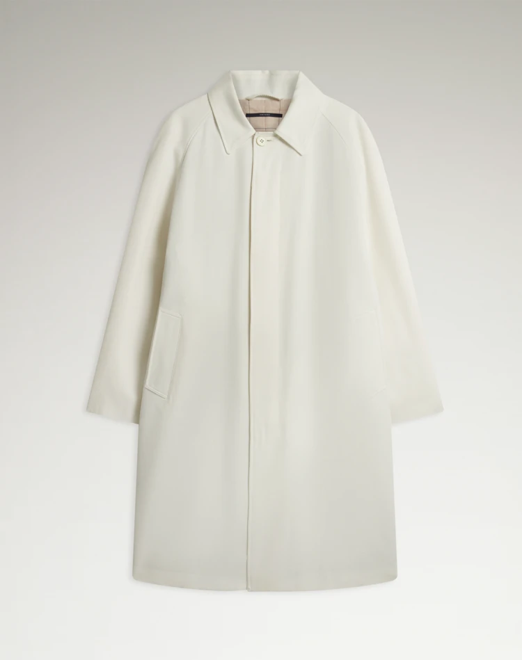 DUNHILL CAR COATS Man Cotton Mohair Car Coat f