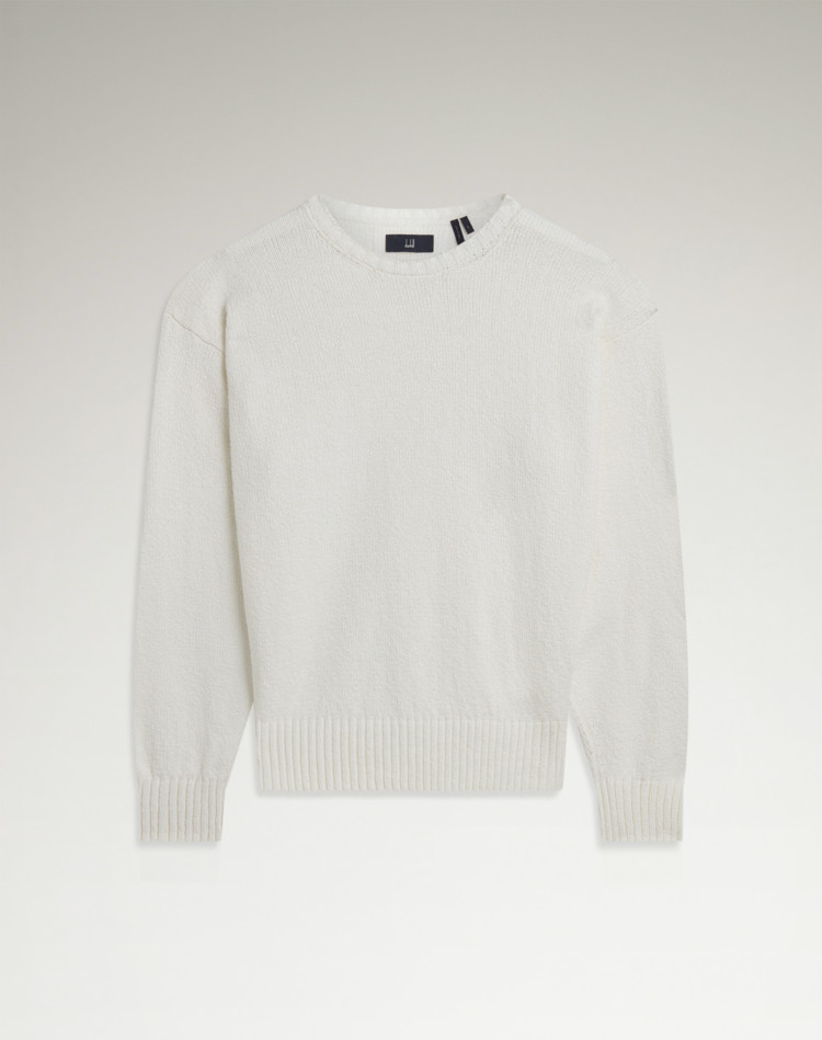 DUNHILL JUMPERS Man Cotton Crew Neck Jumper f