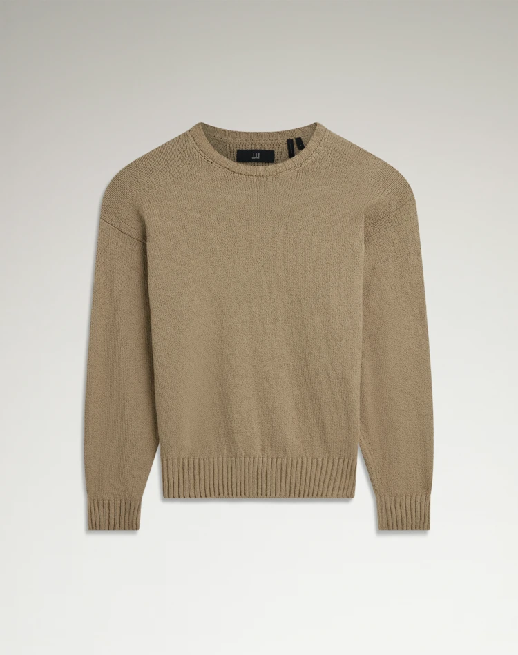 DUNHILL JUMPERS Man Cotton Crew Neck Jumper f