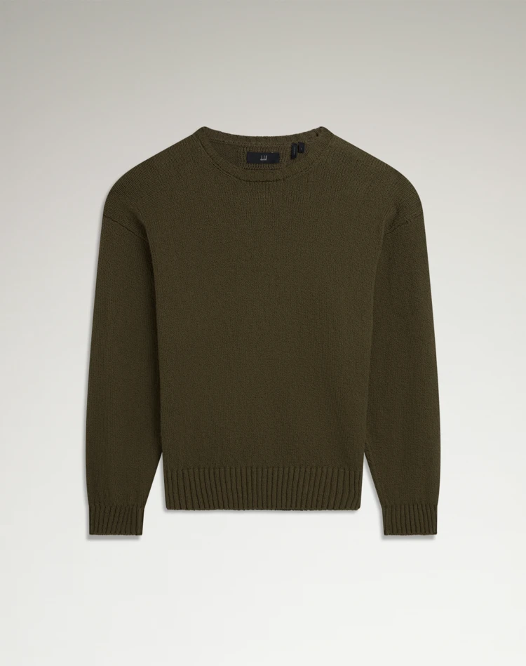 DUNHILL JUMPERS Man Cotton Crew Neck Jumper f