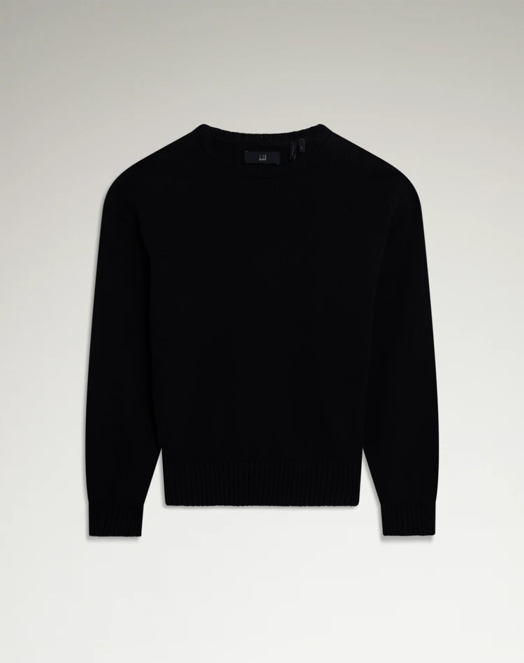 DUNHILL JUMPERS Man Cotton Crew Neck Jumper f