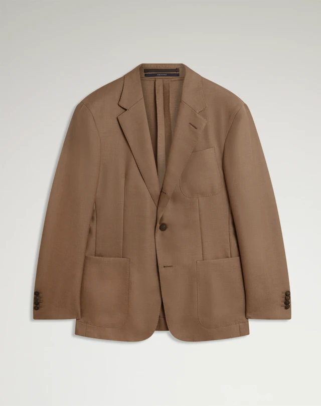 DUNHILL Abrigo deportivo Cavendish de estera de cachemir, mohair y seda BLAZER Hombre f