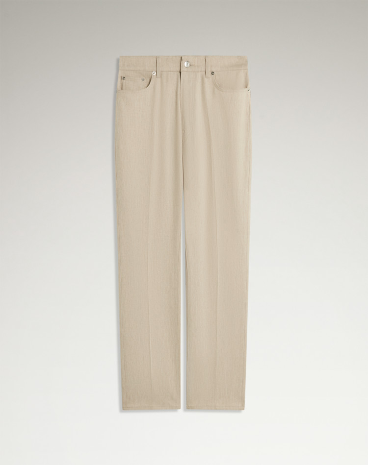 DUNHILL JEANS Man Wool Cotton Denim 5 Pocket Trousers f