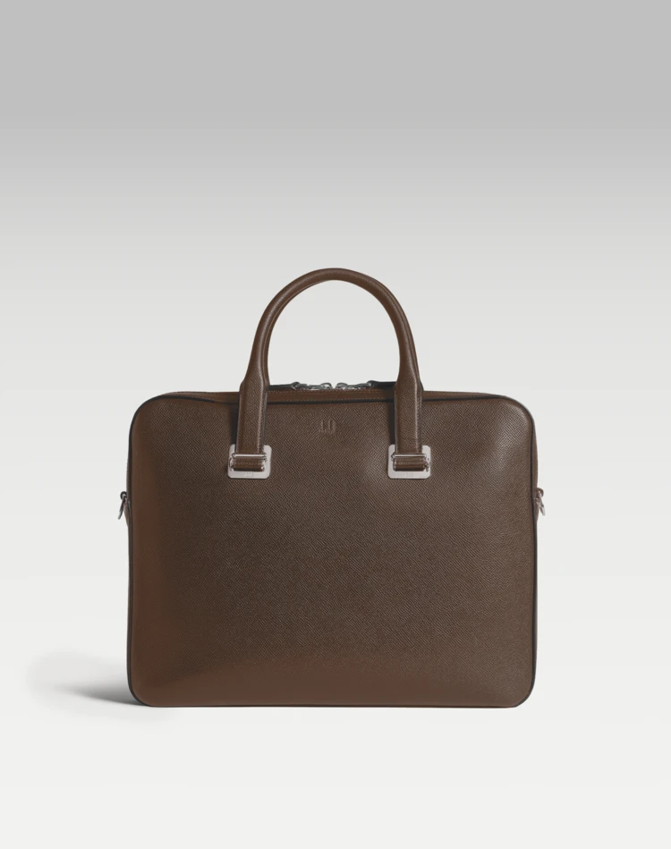DUNHILL BRIEFCASES Man Cadogan Single Gusset Document Case
 f