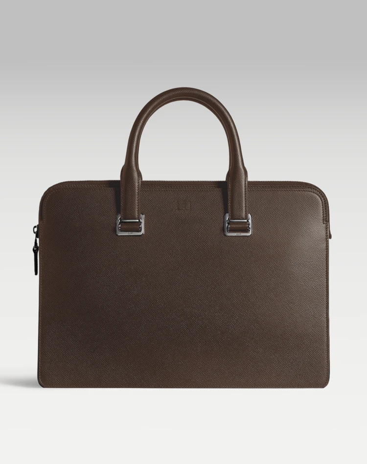 DUNHILL BRIEFCASES Man Cadogan Slim Double Document Case
 f