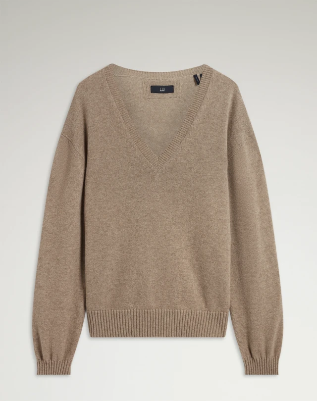 DUNHILL Cashmere V Neck Jumper JUMPERS Man f