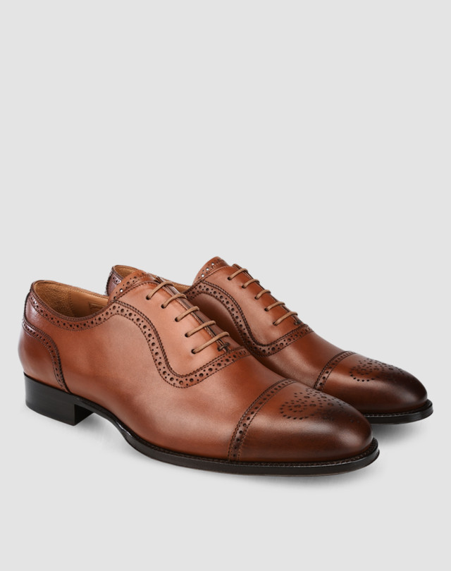 DUNHILL レザーオックスフォードブローグ フォーマルシューズ メンズ f