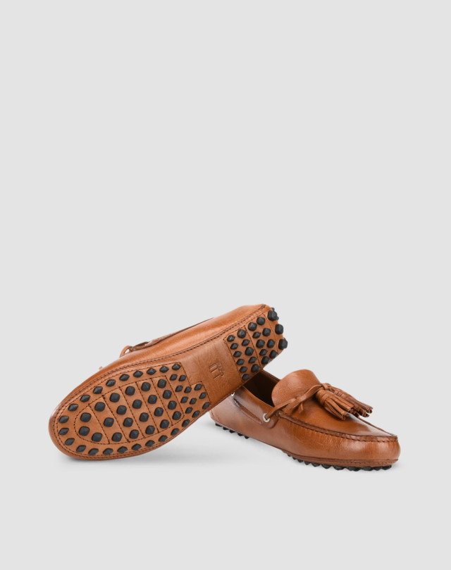 men's piloter tassel leather driving shoes