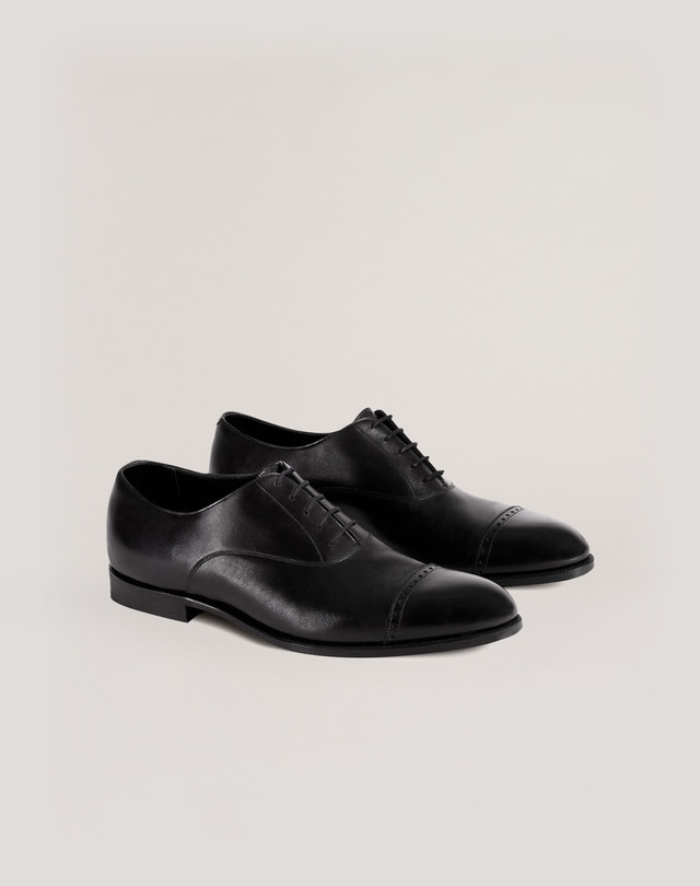 Shoe is shown in black