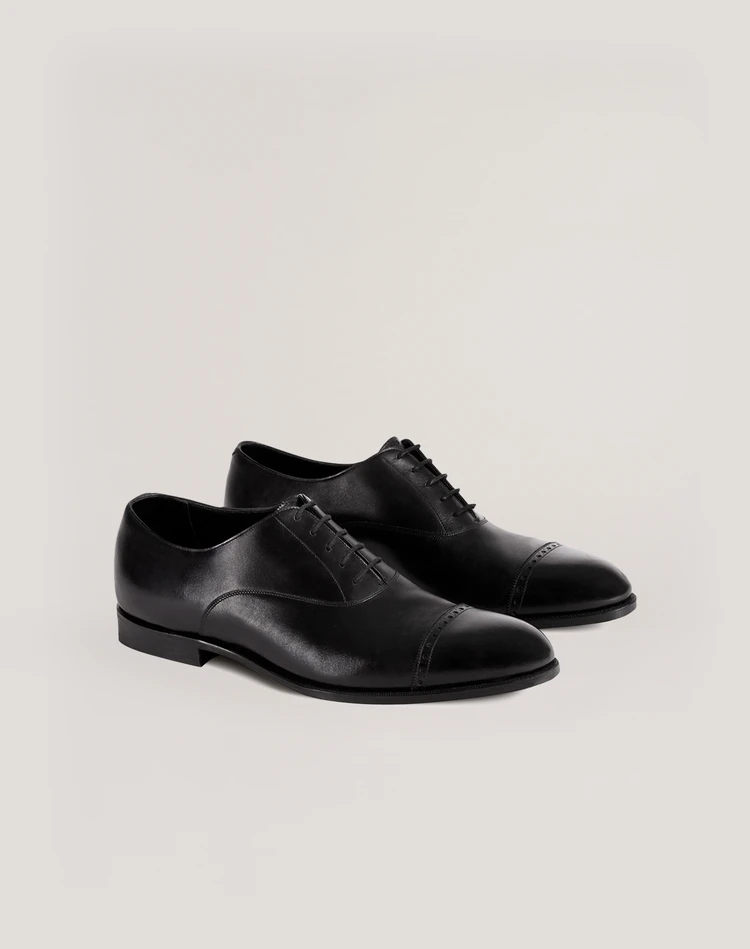 casual black oxford shoes