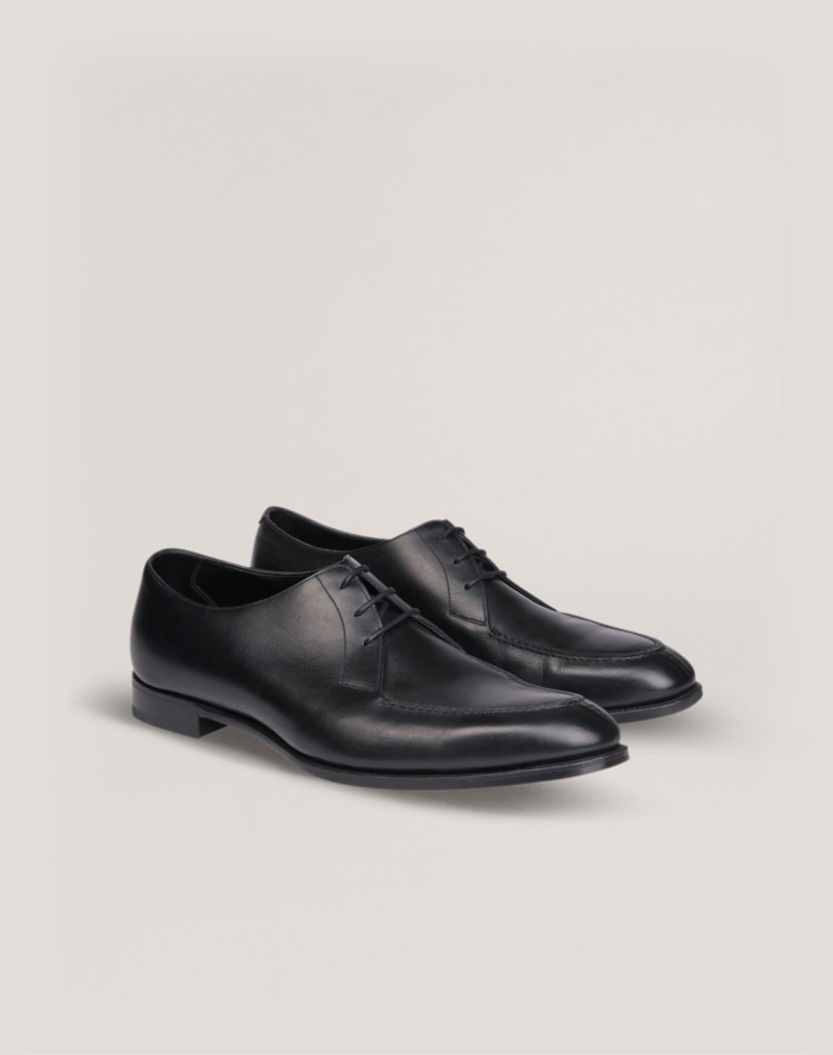 mens black leather derby shoes