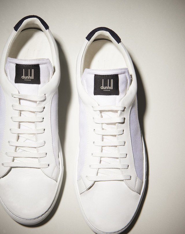 DUNHILL Canvas Sneaker SNEAKERS Man f